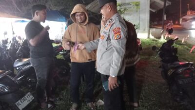 Cegah Gangguan Kamtibmas, Polsek Blang Mangat Laksanakan Patroli Malam di Titik Rawan