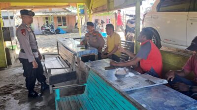 Sat Polairud Polres Lhokseumawe Patroli di Kawasan TPI Pesisir Pantai untuk Cegah Premanisme