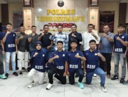 Kapolres Lhokseumawe Lepas Delapan Atlet Karate ke Kejurnas