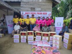 Kapolda Aceh dan Ketua Bhayangkari Serahkan Bansos di Aceh Utara, Tegaskan Komitmen Bangun Kedekatan dengan Masyarakat