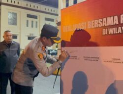 Kapolres Lhokseumawe Pimpin Deklarasi Bersama Tolak Geng Motor dan Balap Liar