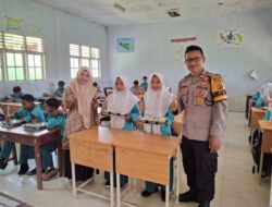Polsek Muara Dua Monitoring Pembagian 2.887 Paket Makan Bergizi Gratis untuk Siswa di 14 Sekolah