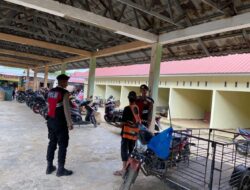 Cegah Premanisme, Satsamapta Polres Lhokseumawe Intensifkan Patroli di Pusat Pasar
