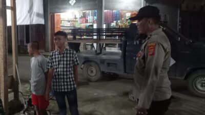 Cegah Guantibmas, Polsek Meurah Mulia Gencarkan Patroli Malam di Tiga Desa