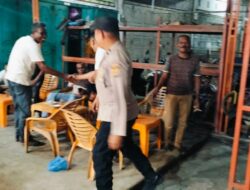 Patroli Dialogis, Polsek Muara Batu Cegah Gangguan Kamtibmas di Tempat Keramaian