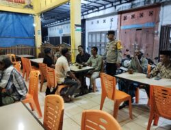 Patroli Dialogis Polsek Meurah Mulia Sambangi Warga di Warkop, Ciptakan Kamtibmas yang Kondusif
