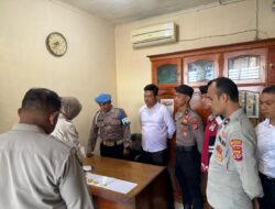 Polres Lhokseumawe Gelar Tes Urine Mendadak Terhadap Sejumlah Personil