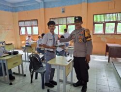 Polsek Muara Dua Kawal Penyaluran 2.659 Paket Makanan Bergizi untuk Siswa di 14 Sekolah