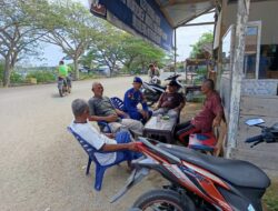 Sat Pol Airud Polres Lhokseumawe Sambangi Nelayan dan Warga di Waduk Pusong Lama, Sampaikan Himbauan Kamtibmas