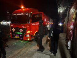 Cegah Aksi Premanisme, Tim Star Polres Lhokseumawe Sambangi Mobil Pengangkut BBM Pertamina