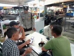 Cegah Gangguan Kamtibmas, Polsek Blang Mangat Gelar Patroli Dialogis Malam Hari