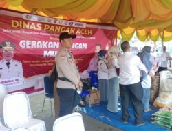 Polsek Banda Sakti Amankan Kegiatan Pasar Murah Sambut Idul Adha di Lhokseumawe