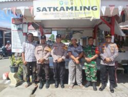 Cek Pos Satkamling di Pusong Lama, Polres Lhokseumawe Dorong Pengamanan Lingkungan yang Profesional