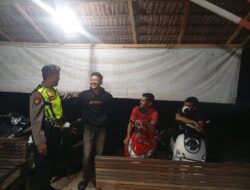 Polsek Syamtalira Bayu Laksanakan Patroli Malam, Wujudkan Kamtibmas Kondusif Lewat Dialog Humanis