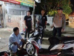 Jaga Keamanan Malam Hari, Polsek Muara Dua Sisir Titik Rawan di Wilayah Hukum Lhokseumawe