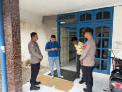 Sat Binmas Polres Lhokseumawe Jalin Silaturrahmi dan Beri Imbauan Kamtibmas kepada Satpam
