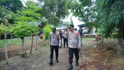 Tinjau Polsek Syamtalira Bayu, Kapolres Lhokseumawe Apresiasi Pemanfaatan Pekarangan untuk Ketahanan Pangan