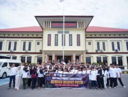 Polres Lhokseumawe Lepas Kontingen Merpati Putih untuk Berlaga di Ajang Tahun 2025