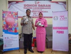 Donor Darah Meriahkan Hari Bhayangkara ke-79, Polres Lhokseumawe Wujudkan Aksi Kemanusiaan