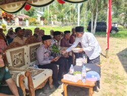 Kasubsektor Nisam Antara Hadiri Acara Serah Terima Jabatan Camat Lama dan Baru