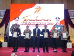 Momentum HUT Bhayangkara ke-79, Polres Lhokseumawe Berikan Penghargaan kepada Personel Berprestasi