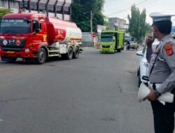 Satlantas Polres Lhokseumawe Gelar Penyuluhan Keliling “Meupep-pep”, Edukasi Pengguna Jalan di Cunda