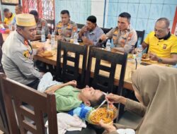 M. Ramadhan, Pemuda Disabilitas Dijamu Makan Mie Banglades oleh Kapolres Lhokseumawe