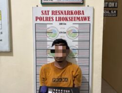 Patroli Malam Star Reborn Polres Lhokseumawe Amankan Terduga Pemilik Sabu di Ujong Blang