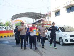 Bakar Lemak di Terik Siang, Personel Polres Lhokseumawe Jalani Program Khusus Penurunan Berat Badan
