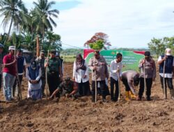 Polsek Muara Batu Tanam Jagung Serentak, Dukung Swasembada Pangan 2025