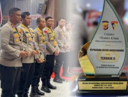 Polres Lhokseumawe Raih Penghargaan Layanan 110 Terbaik Kedua se-Polda Aceh