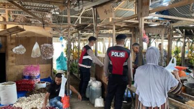 Cegah Aksi Kriminalitas, Polres Lhokseumawe Intensifkan Patroli di Pasar Tradisional