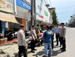 Satbinmas Polres Lhokseumawe dan Dishub Bersinergi Tertibkan Parkir Liar