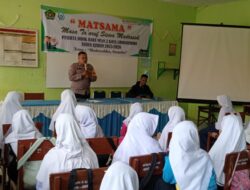Bhabinkamtibmas Blang Mangat Edukasi Siswa MTsN 2 Lhokseumawe tentang Bahaya Narkoba dan Kenakalan Remaja