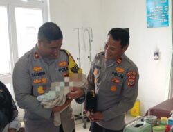 Tangisan Subuh Ungkap Bayi Terlantar di Persawahan, Wakapolres Lhokseumawe Tinjau Langsung ke Puskesmas