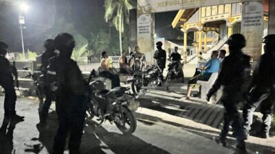 Patroli Tengah Malam: Dedikasi Team Star Reborn Jaga Ketenangan Kota Lhokseumawe
