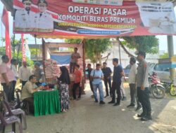 Operasi Pasar Beras : Polsek Dewantara Pastikan Keamanan dan Ketertiban Terjaga