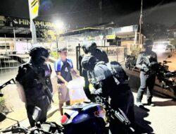 Team Star Reborn Polres Lhokseumawe Gelar Patroli Malam Antisipasi Guantibmas