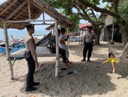 Sat Pamobvit Polres Lhokseumawe Intensifkan Patroli di Pantai Ujung Blang, Jaga Keamanan dan Kenyamanan Wisatawan