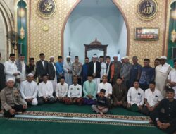 Kapolsek Muara Dua Hadiri Syiar Mahabbah Shubuh di Masjid Jabal Nur Paya Punteut