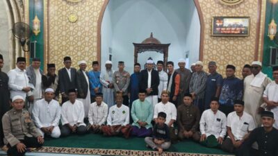 Kapolsek Muara Dua Hadiri Syiar Mahabbah Shubuh di Masjid Jabal Nur Paya Punteut
