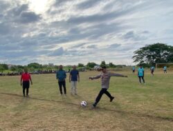 Kapolsek Muara Dua Hadiri Pembukaan Liga Dusun Cup VI di Meunasah Mee