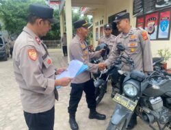 Siaga untuk Warga, Polsek Muara Dua Rutin Periksa Kesiapan Personel dan Prasarana