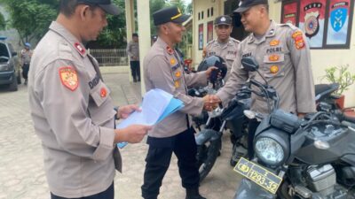 Siaga untuk Warga, Polsek Muara Dua Rutin Periksa Kesiapan Personel dan Prasarana