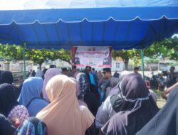 Harga Bersahabat, Beras Murah Polres Lhokseumawe Jadi Buruan Warga