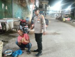 Polsek Blang Mangat Gencarkan Patroli Malam, Cegah Curanmor dan Gangguan Kamtibmas