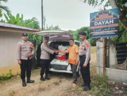Kapolres Lhokseumawe Serahkan Bantuan Pupuk, Dukung Ketahanan Pangan Pesantren