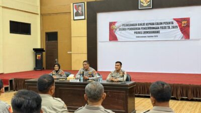 Polres Lhokseumawe Gelar Pembinaan, Pelatihan, dan Pemeriksaan Kesehatan Calon Peserta PAG 2025