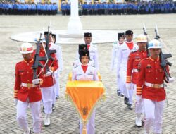 Pelajar Aceh Utara Sukses Kibarkan Merah Putih di HUT ke-80 RI