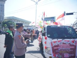 Polres Lhokseumawe Kerahkan Personel Amankan dan Kawal Pawai Karnaval HUT RI ke-80